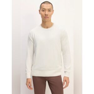 New Everlane THE NO-SWEAT SWEATER uniform in Heathered Canvas Size XS